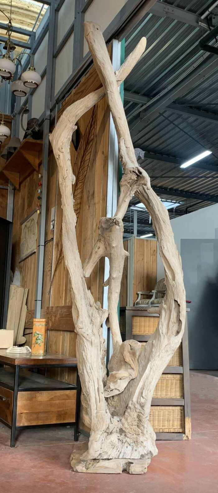 Décoration sculpture bois flotté VitaDeco