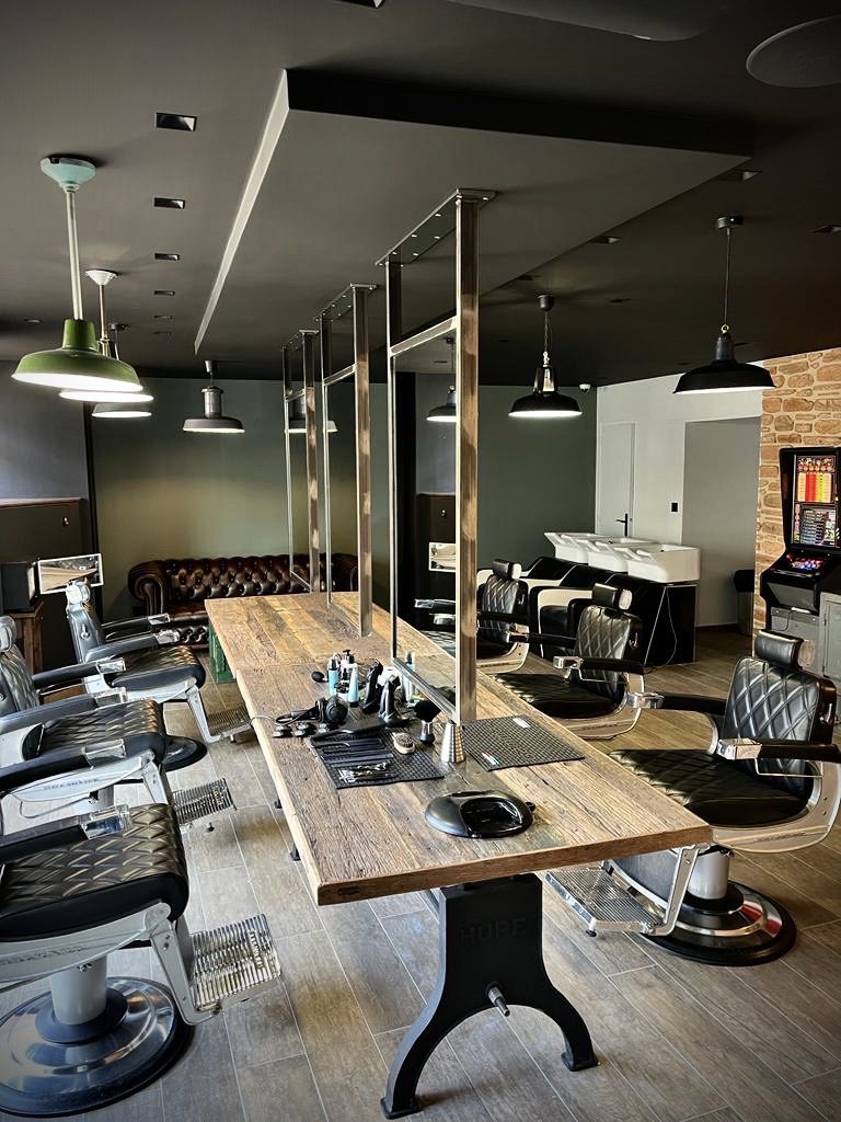 Création table salon de coiffure - VitaDeco