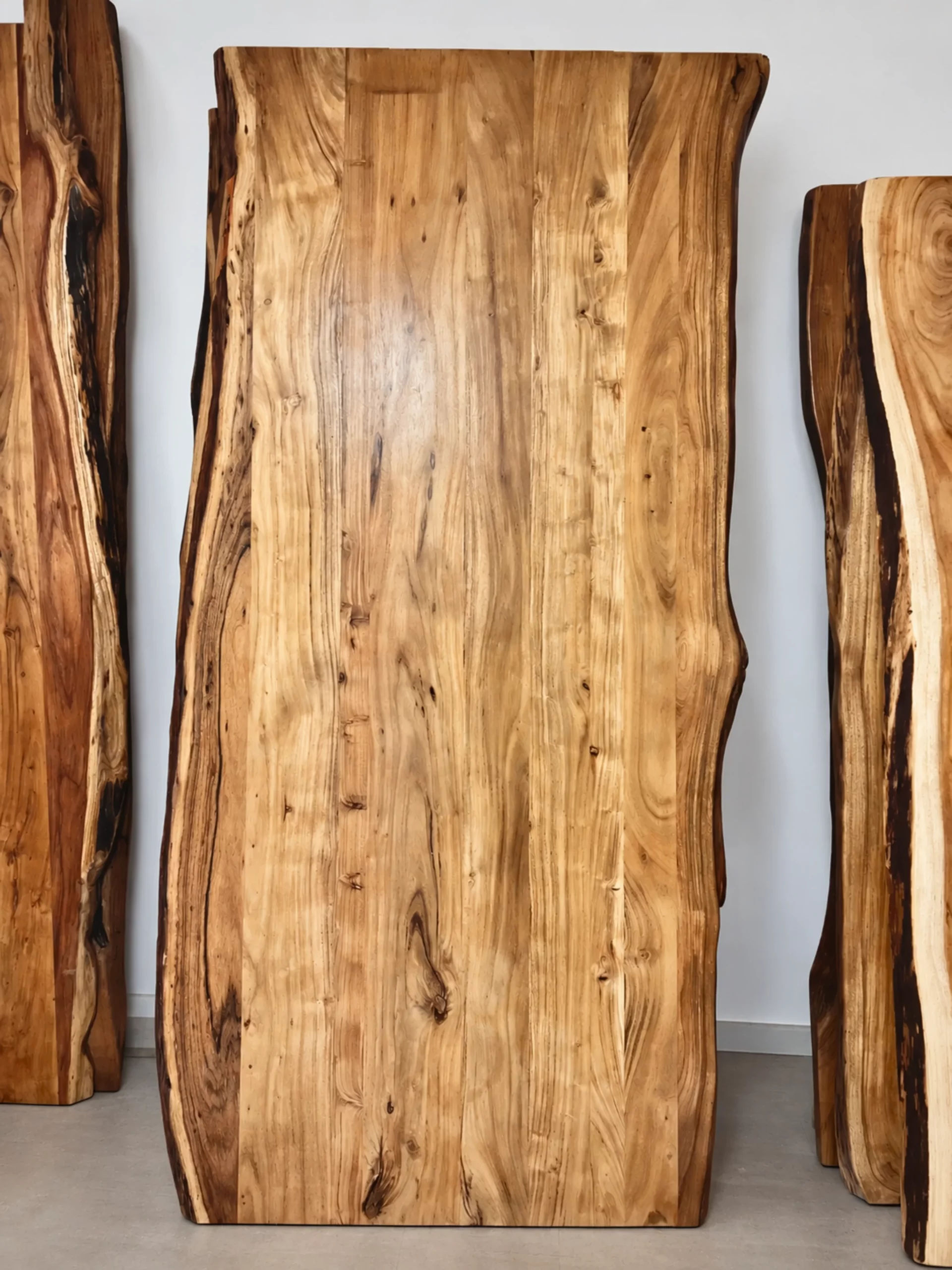 Un plateau de table en acacia