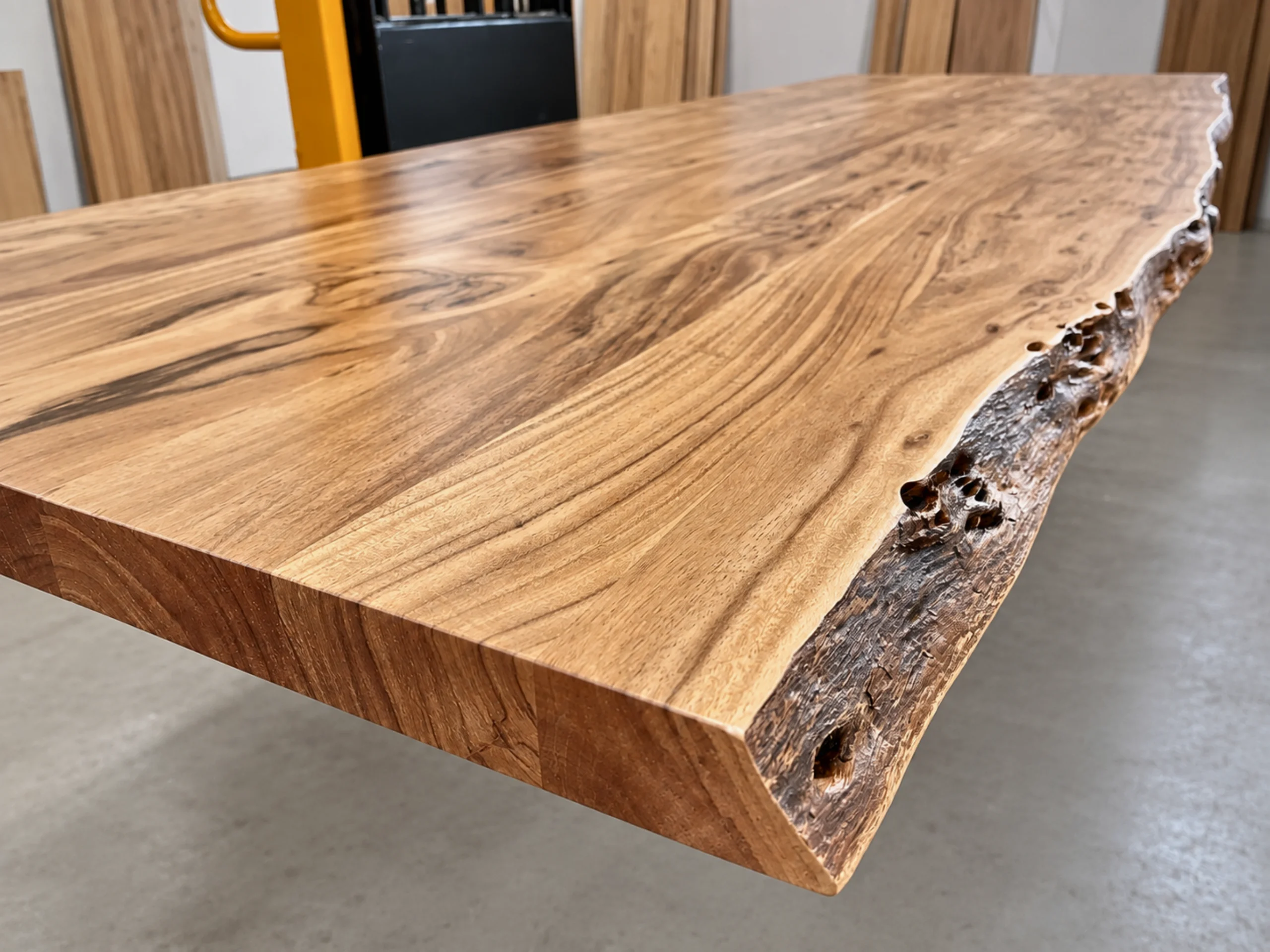 Plateau Table Rectangulaire Bois Acacia Massif - 100x70x2 Cm, Finition Huile Naturelle, Pour Table à Manger, Bureau