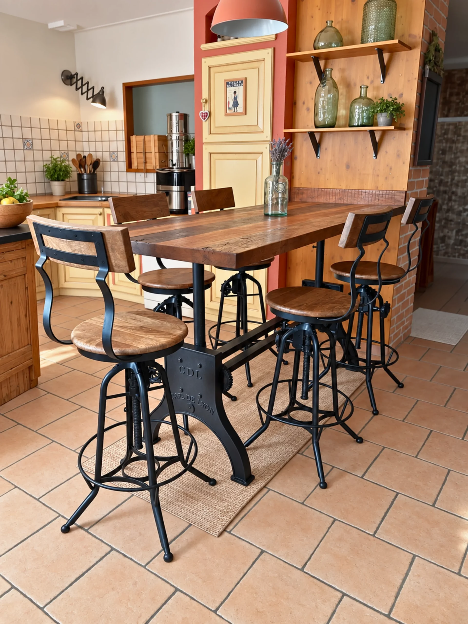 Une table réglable