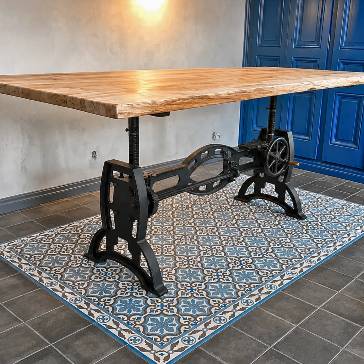 Une table réglable en hauteur