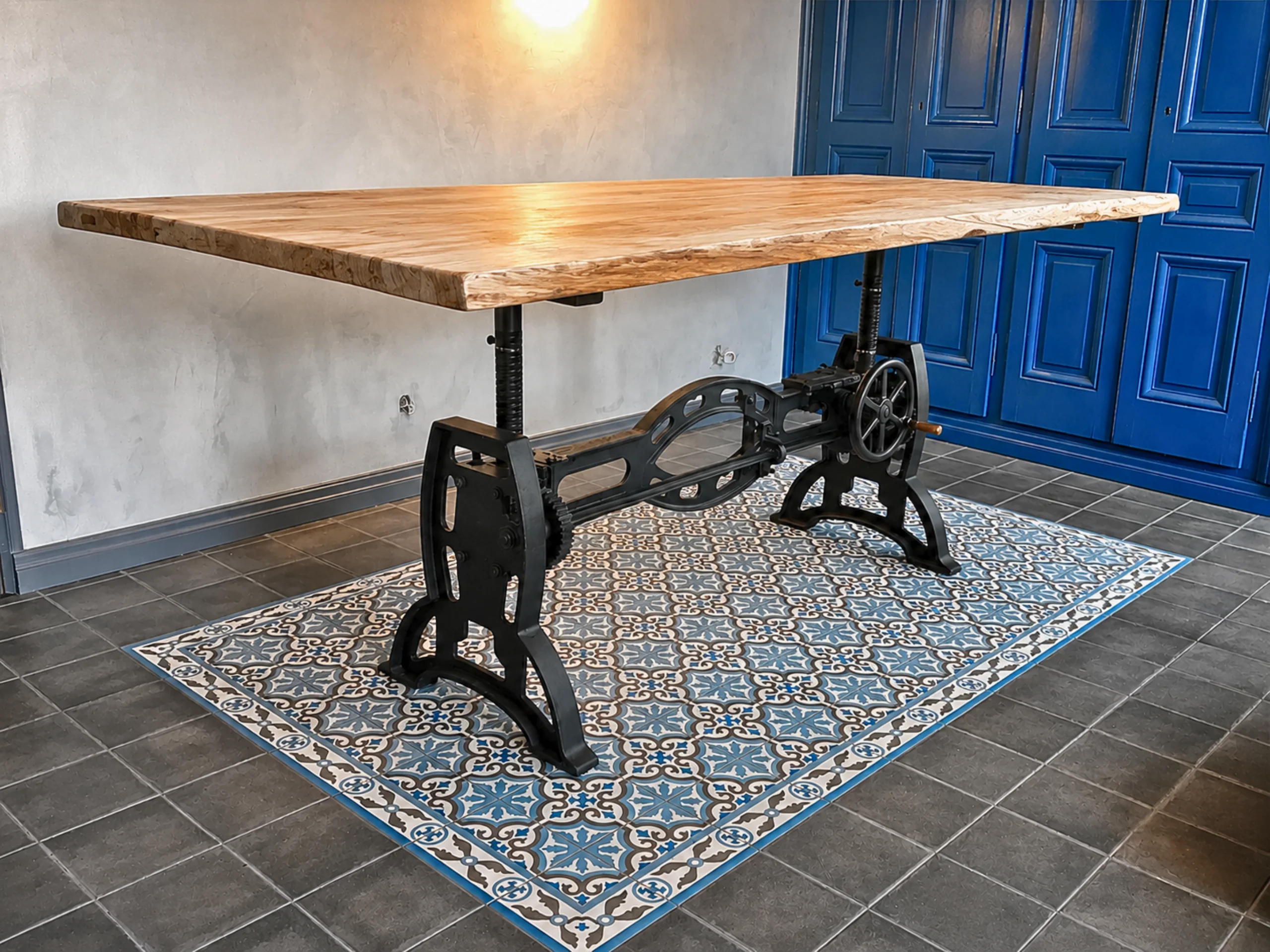 Une table réglable en hauteur
