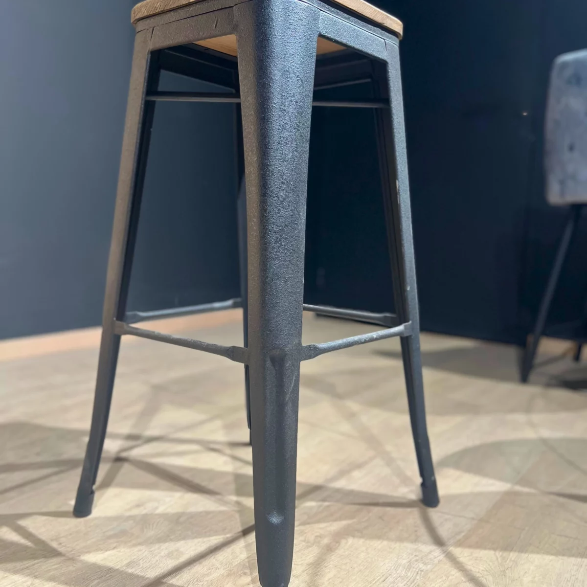 Tabouret de bar vintage industriel