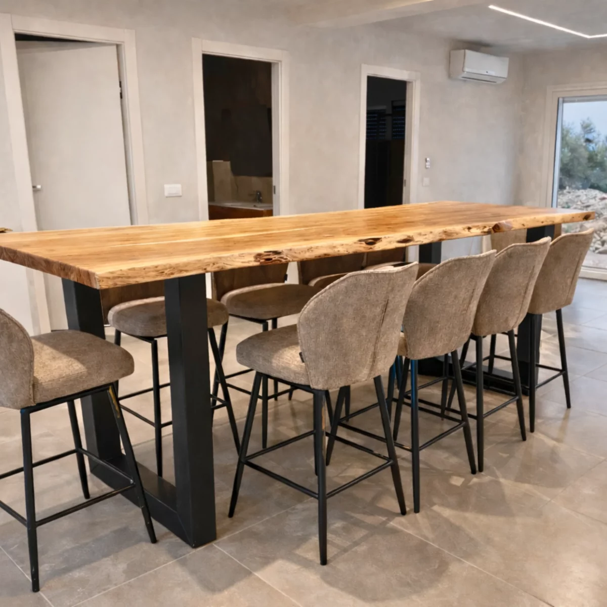 Table mange-debout U